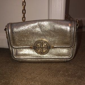 Gold Tory Burch Cross Body